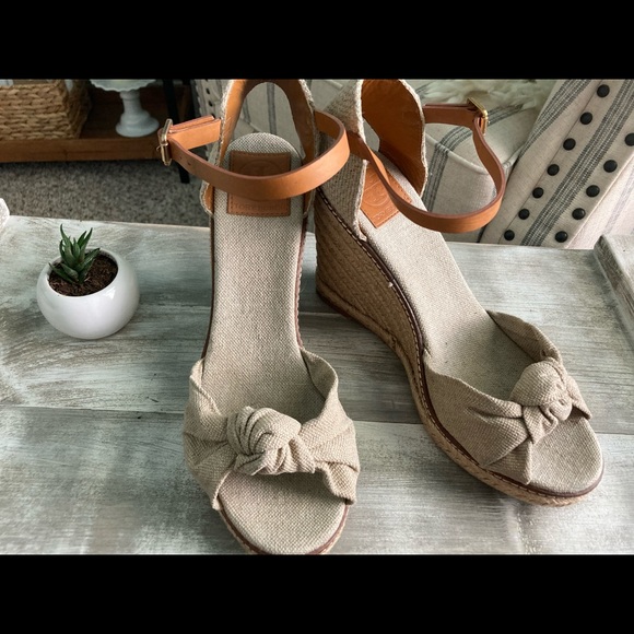 Tory Burch Espadrille Wedge Sandals